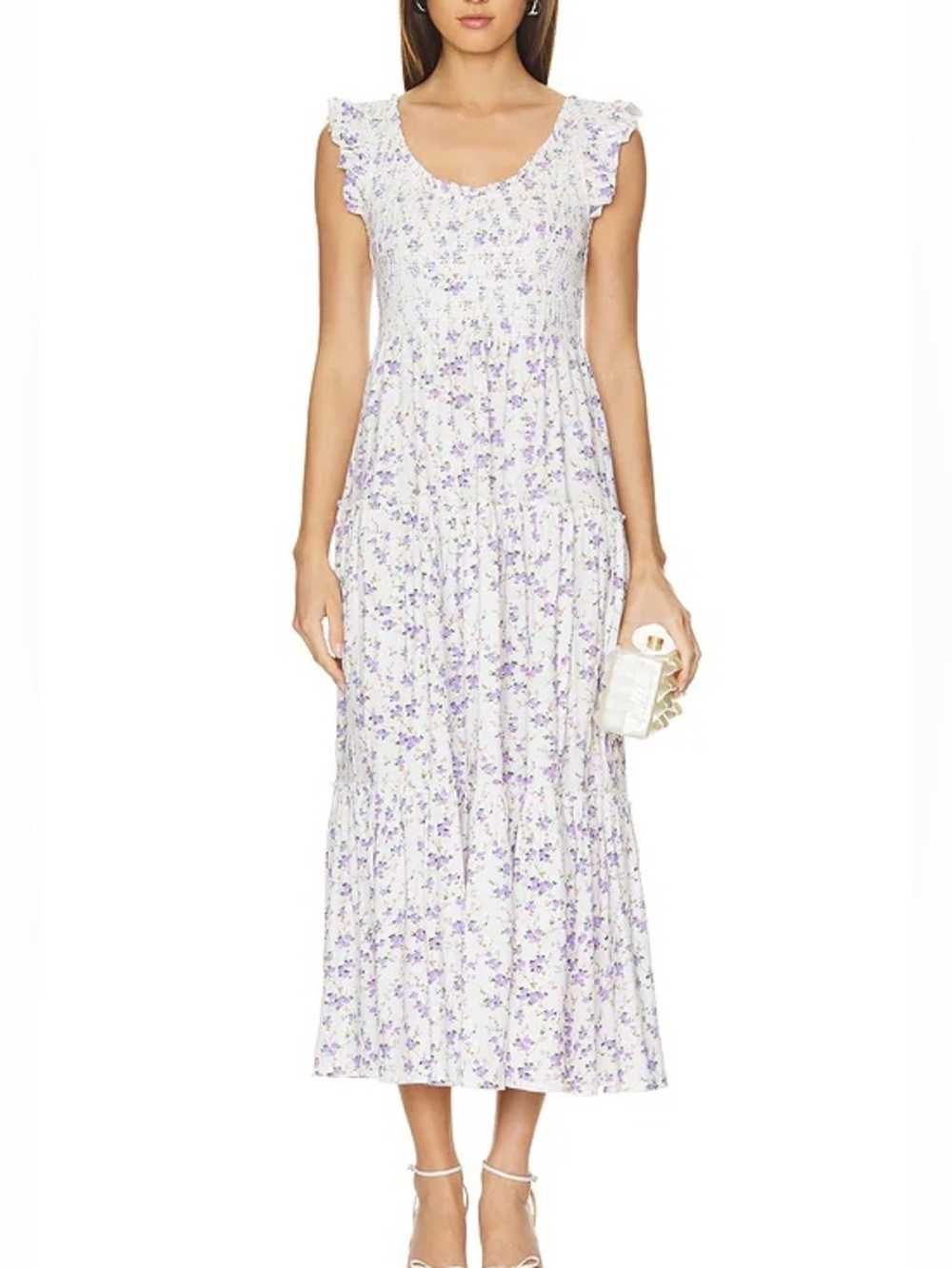 LoveShackFancy Chessie Floral Dress size medium
